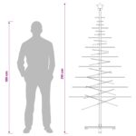 vidaXL Drevený vianočný stromček 210 cm – Obrázok 7