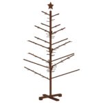 vidaXL Drevený vianočný stromček 150 cm – Obrázok 2