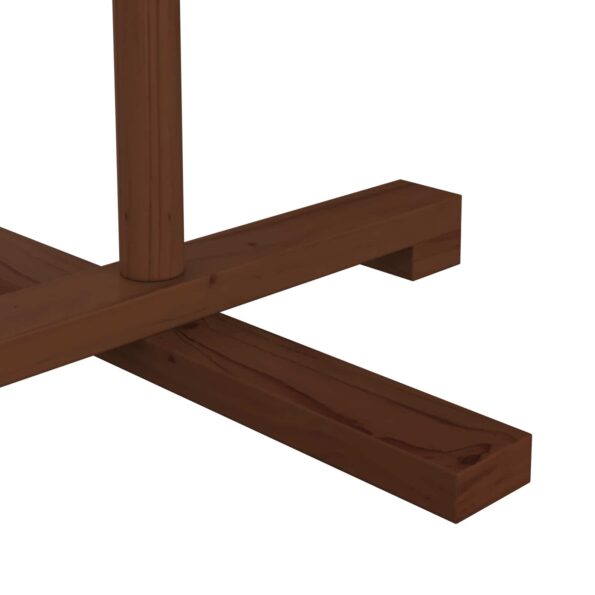 vidaXL Drevený vianočný stromček 150 cm – Obrázok 5