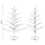 vidaXL Drevený vianočný stromček 180 cm – Obrázok 6
