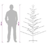 vidaXL Drevený vianočný stromček 180 cm – Obrázok 7
