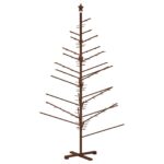 vidaXL Drevený vianočný stromček 210 cm – Obrázok 2