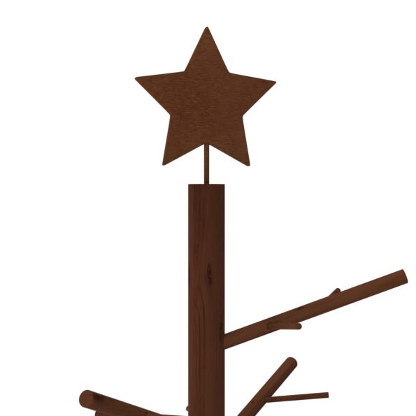 vidaXL Drevený vianočný stromček 210 cm – Obrázok 4