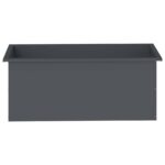 vidaXL Záhradný kvetináč s LED 2 ks Antracit 40 x 100 x 40 cm Oceľ – Obrázok 5