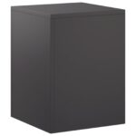 vidaXL Stojan na rastliny Čierna 30 x 30 x 40 cm Oceľ – Obrázok 2