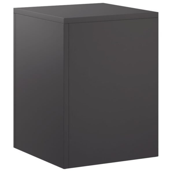 vidaXL Stojan na rastliny Čierna 30 x 30 x 40 cm Oceľ – Obrázok 2