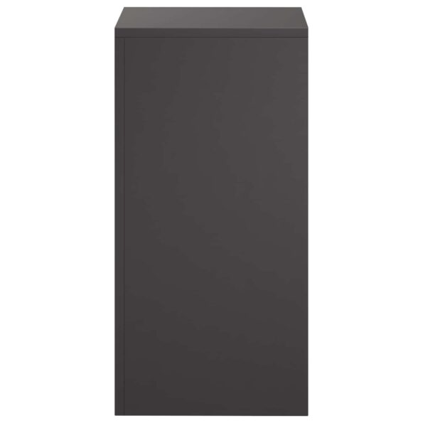 vidaXL Stojan na rastliny 2 pcs Čierna 30 x 30 x 60 cm Oceľ – Obrázok 4