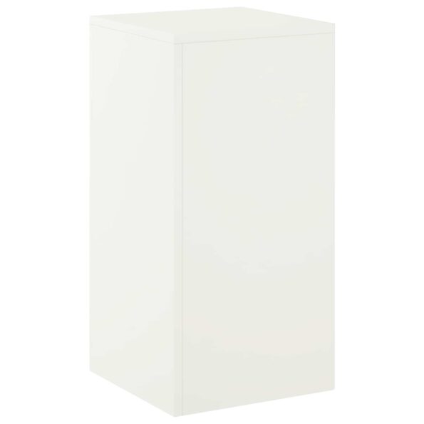 vidaXL Stojan na rastliny Biela 30 x 30 x 60 cm Oceľ – Obrázok 2