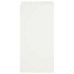 vidaXL Stojan na rastliny 2 pcs Biela 30 x 30 x 60 cm Oceľ – Obrázok 4