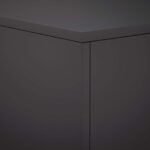 vidaXL Stojan na rastliny Čierna 30 x 30 x 80 cm Oceľ – Obrázok 6