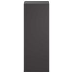 vidaXL Stojan na rastliny 2 pcs Čierna 30 x 30 x 80 cm Oceľ – Obrázok 4