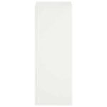 vidaXL Stojan na rastliny Biela 30 x 30 x 80 cm Oceľ – Obrázok 4