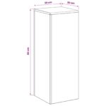 vidaXL Stojan na rastliny Hrdzavý 30 x 30 x 80 cm – Obrázok 10