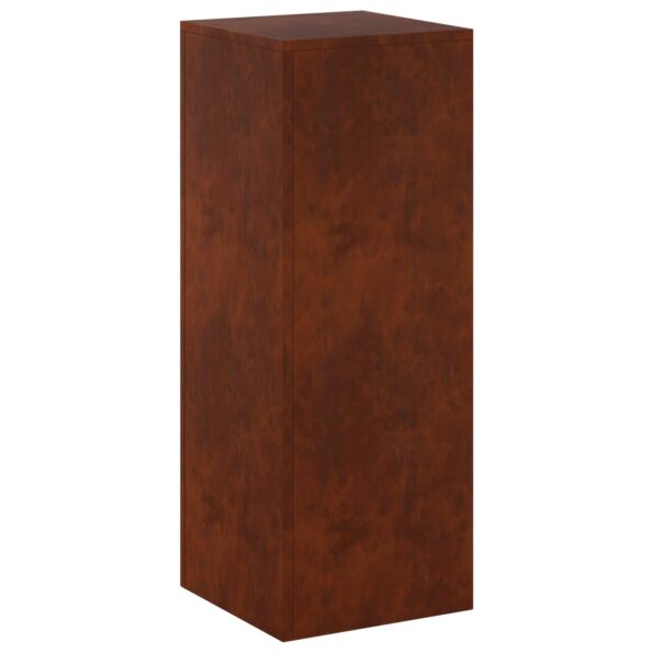 vidaXL Stojan na rastliny Hrdzavý 30 x 30 x 80 cm – Obrázok 2