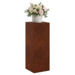vidaXL Stojan na rastliny Hrdzavý 30 x 30 x 80 cm – Obrázok 3