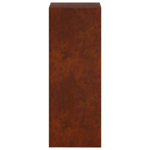 vidaXL Stojan na rastliny Hrdzavý 30 x 30 x 80 cm – Obrázok 5