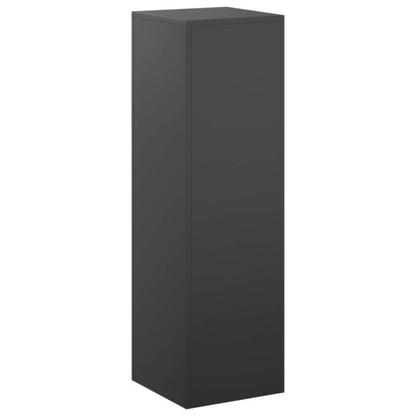 vidaXL Stojan na rastliny Čierna 30 x 30 x 100 cm Oceľ – Obrázok 2