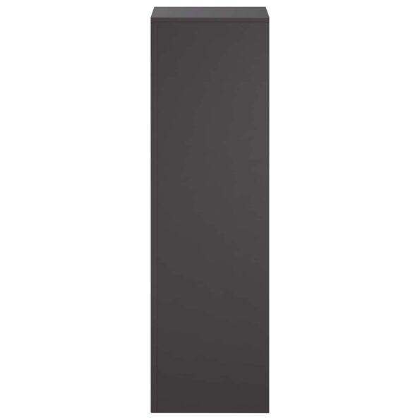 vidaXL Stojan na rastliny Čierna 30 x 30 x 100 cm Oceľ – Obrázok 4