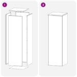 vidaXL Stojan na rastliny Antracitová 30 x 30 x 100 cm – Obrázok 7