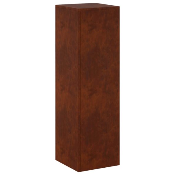 vidaXL Stojan na rastliny Hrdzavý 30 x 30 x 100 cm – Obrázok 2