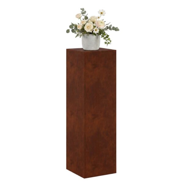vidaXL Stojan na rastliny Hrdzavý 30 x 30 x 100 cm – Obrázok 3