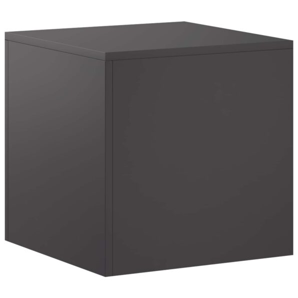 vidaXL Stojan na rastliny Čierna 40 x 40 x 40 cm Oceľ – Obrázok 2