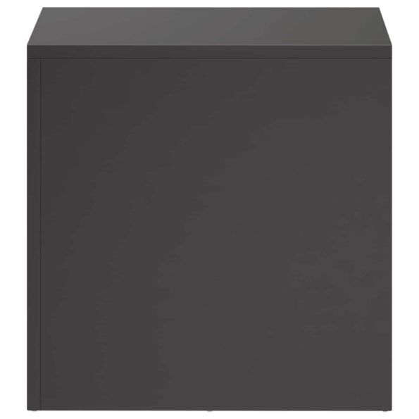 vidaXL Stojan na rastliny 2 pcs Čierna 40 x 40 x 40 cm Oceľ – Obrázok 4