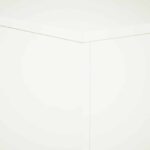 vidaXL Stojan na rastliny Biela 40 x 40 x 40 cm Oceľ – Obrázok 6