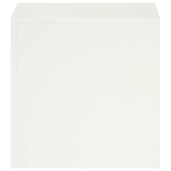 vidaXL Stojan na rastliny 2 pcs Biela 40 x 40 x 40 cm Oceľ – Obrázok 4