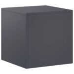 vidaXL Stojan na rastliny Antracitová 40 x 40 x 40 cm – Obrázok 2