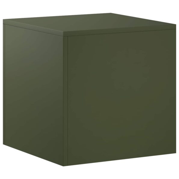 vidaXL Stojan na rastliny Olivovo zelená 40 x 40 x 40 cm – Obrázok 2