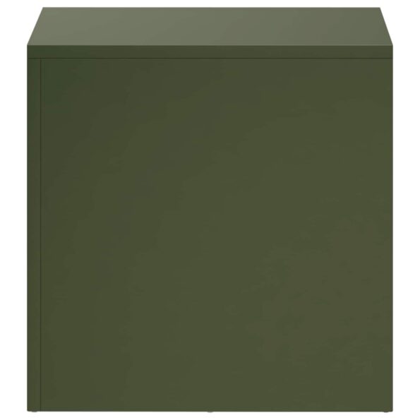 vidaXL Stojan na rastliny Olivovo zelená 40 x 40 x 40 cm – Obrázok 4