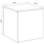 vidaXL Stojan na rastliny Hrdzavý 40 x 40 x 40 cm – Obrázok 10