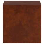 vidaXL Stojan na rastliny Hrdzavý 40 x 40 x 40 cm – Obrázok 5