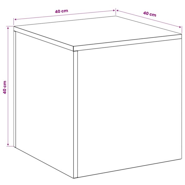 vidaXL Stojan na rastliny 2 pcs Hrdzavý 40 x 40 x 40 cm – Obrázok 10