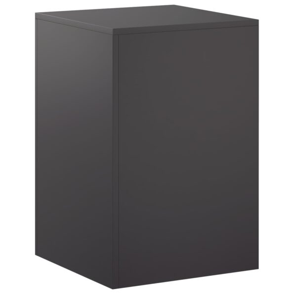 vidaXL Stojan na rastliny Čierna 40 x 40 x 60 cm Oceľ – Obrázok 2