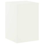 vidaXL Stojan na rastliny Biela 40 x 40 x 60 cm Oceľ – Obrázok 2