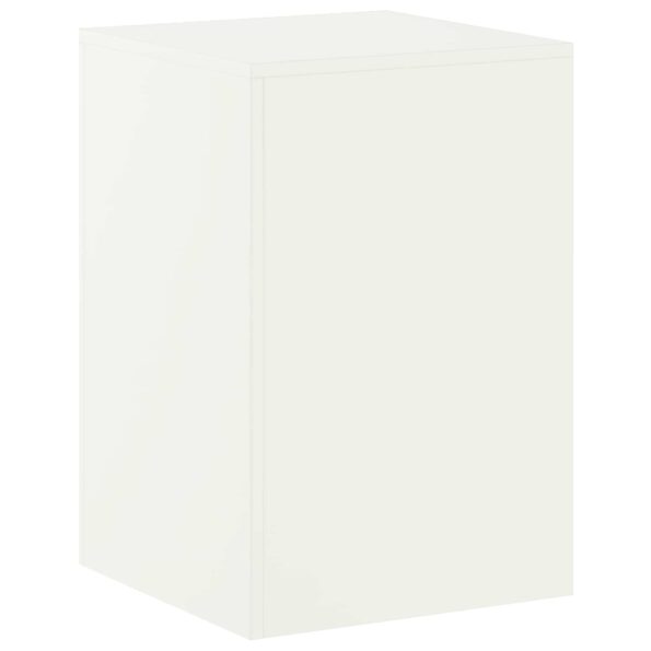 vidaXL Stojan na rastliny Biela 40 x 40 x 60 cm Oceľ – Obrázok 2