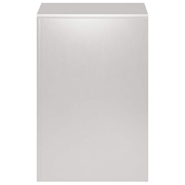 vidaXL Stojan na rastliny 2 pcs Strieborná 40 x 40 x 60 cm Oceľ – Obrázok 4