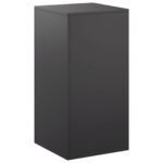 vidaXL Stojan na rastliny Čierna 40 x 40 x 80 cm Oceľ – Obrázok 2