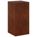 vidaXL Stojan na rastliny Hrdzavý 40 x 40 x 80 cm – Obrázok 2