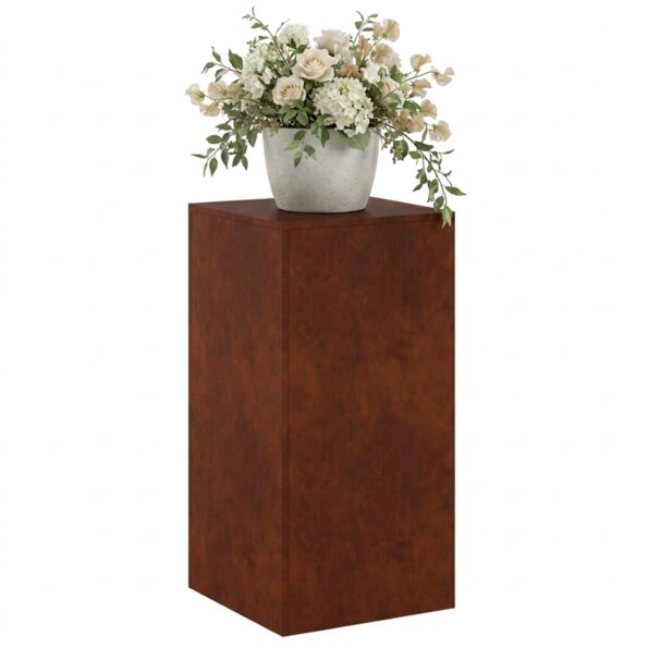 vidaXL Stojan na rastliny Hrdzavý 40 x 40 x 80 cm – Obrázok 3
