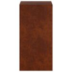 vidaXL Stojan na rastliny Hrdzavý 40 x 40 x 80 cm – Obrázok 5