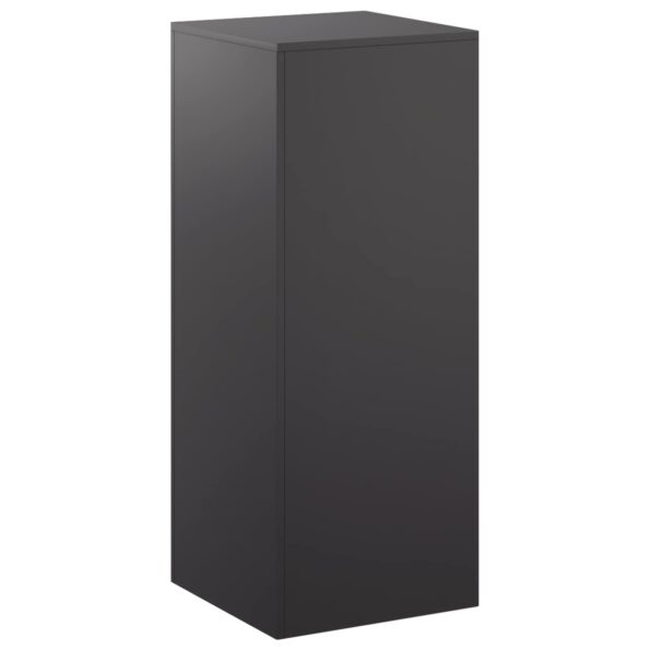 vidaXL Stojan na rastliny Čierna 40 x 40 x 100 cm Oceľ – Obrázok 2
