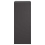 vidaXL Stojan na rastliny Čierna 40 x 40 x 100 cm Oceľ – Obrázok 4