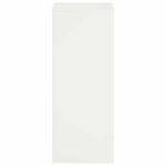 vidaXL Stojan na rastliny Biela 40 x 40 x 100 cm Oceľ – Obrázok 4