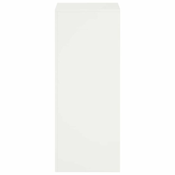 vidaXL Stojan na rastliny Biela 40 x 40 x 100 cm Oceľ – Obrázok 4