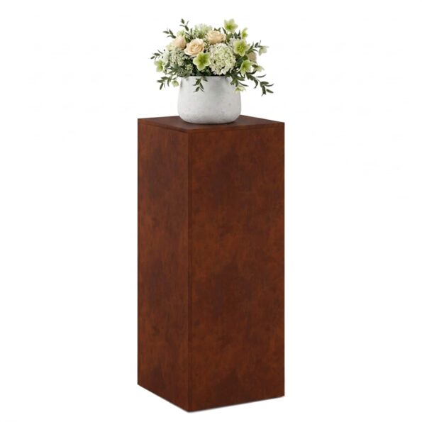 vidaXL Stojan na rastliny Hrdzavý 40 x 40 x 100 cm – Obrázok 3
