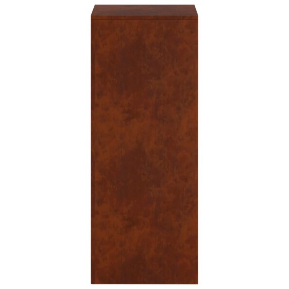 vidaXL Stojan na rastliny Hrdzavý 40 x 40 x 100 cm – Obrázok 5