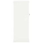 vidaXL poštová schránka Biela 40 x 40 x 100 cm Oceľ – Obrázok 5